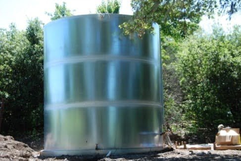 welded steel water storage tank