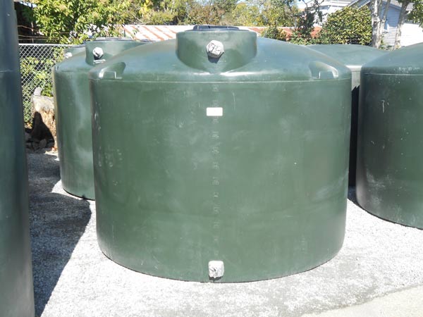 1500 Gallon Water Storage Tank - Black