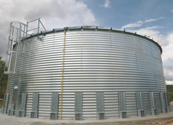3000 Gallons Galvanized Water Storage Tank