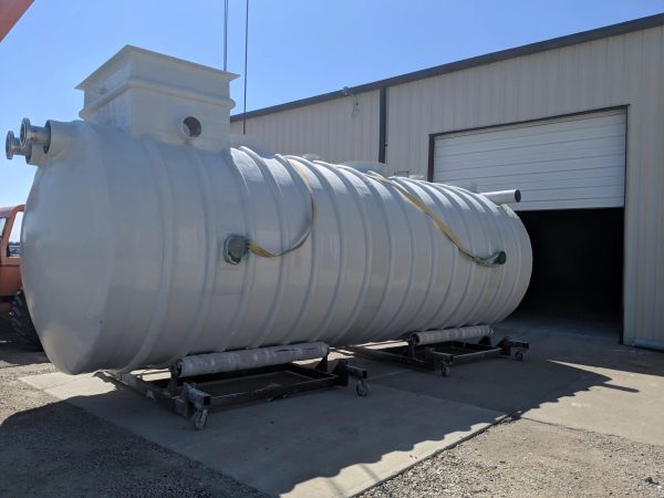 40000 Gallon Underground Fiberglass Tank - Diameter:  12 FT