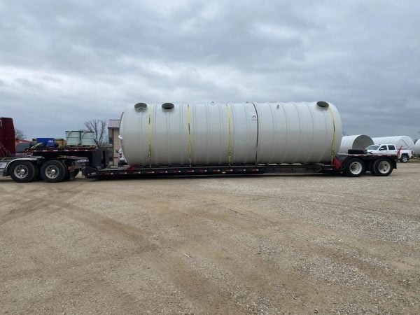 10000 Gallon Underground Fiberglass Tank - Diameter:  12 ft