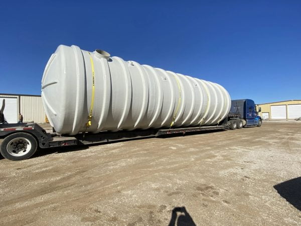 25000 Gallon Underground Fiberglass Tank - Diameter:  12 ft
